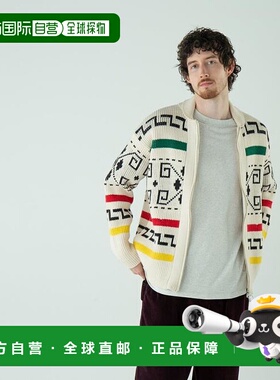 1h可退 日本直邮PENDLETON 西部风开衫羊毛拉链毛衣针织衫外套