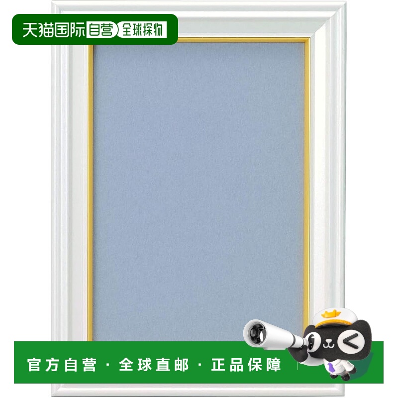 【日本直邮】Fujicolor富士胶片 木制相框 珍珠白边框 L 41064