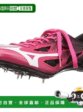 【日本直邮】Mizuno美津浓 田径鞋  粉红×白色×黑色 23cm 2E