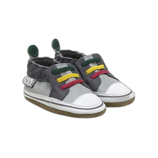 自营 Robeez 星球大战波巴 费特皮革软底 - 灰色 美国奥莱直发