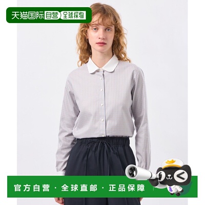 1h可退 日本直邮MACKINTOSH PHILOSOPHY 女装 圆领基础衬衫 蓝色/