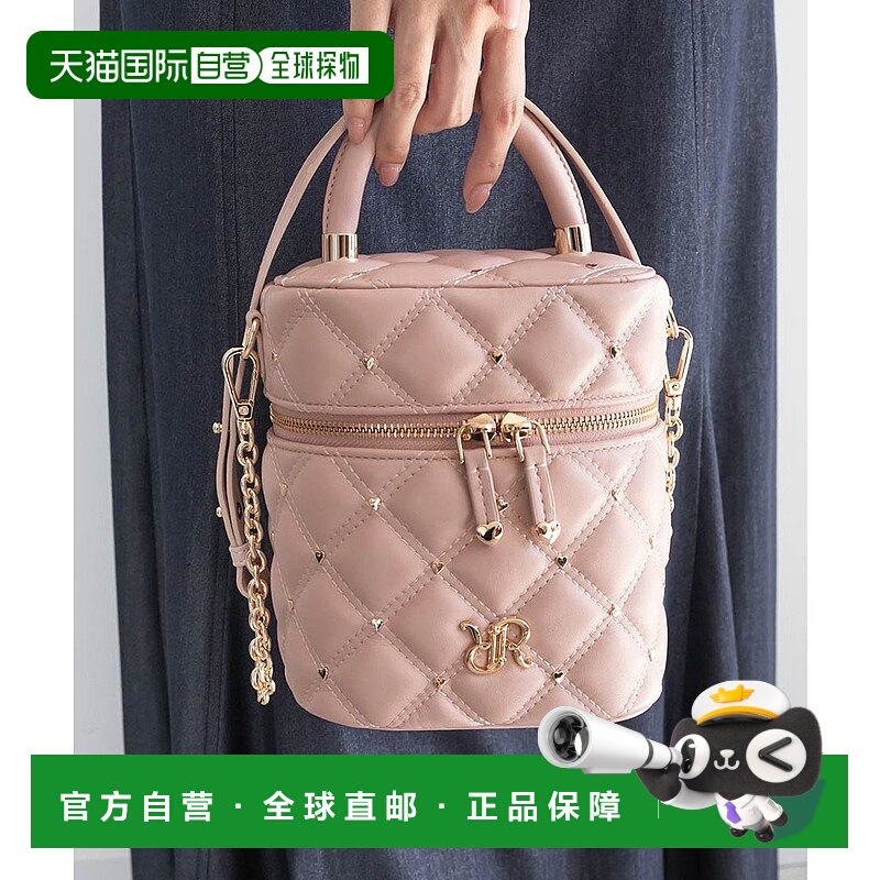 日本直邮Randa 心形钉珠2WAY绗缝化妆包 RA041AW015430 化妆包