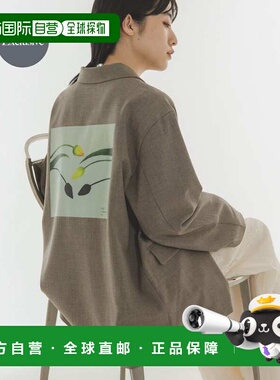 1h可退 日本直邮KBF 女士 联名款艺术背印修身西装外套 KB2613020