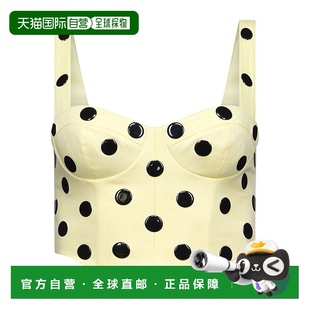 香港直邮AREA 2401T27332 波点贴花图案吊带