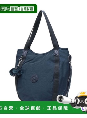 日本直邮Kipling 女士尼龙轻便拉链小托特包 黑色 [K13973 K03425