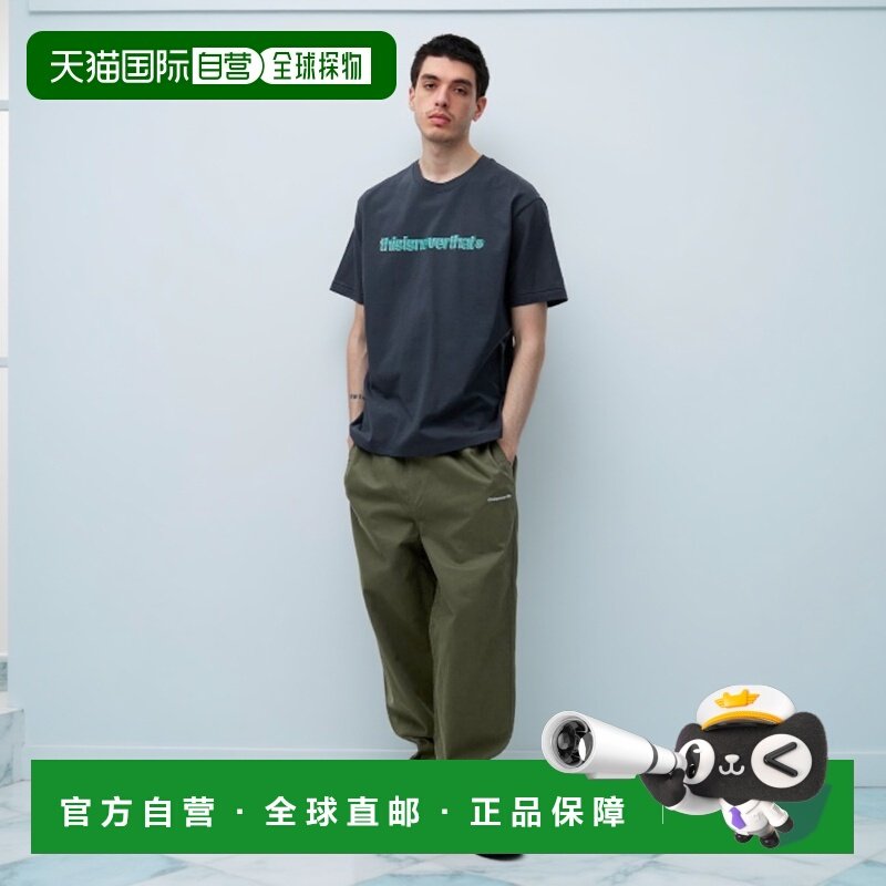 韩国直邮THISISNEVERTHAT 公用T恤Cracked T-Logo Tee Navy TN240