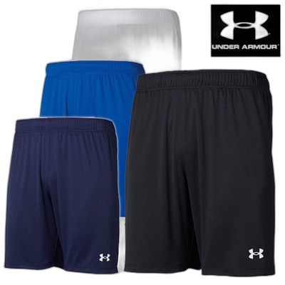 日本直邮UNDER ARMOR 短裤 3 4 裤 UA 队足球针织短裤 短裤 13650