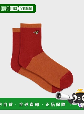 1h可退 日本直邮Paul Smith 男装 双色设计 蜜蜂图案 袜子 250635
