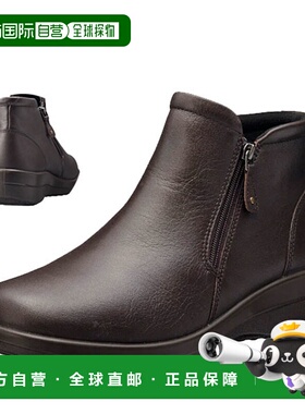 日本直邮Achilles Sorbo C 577 女士短靴防水牛皮棕色AWC5770-CF