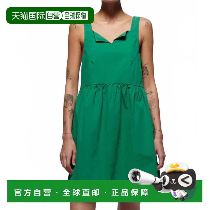 自营nation ltd青翠中的孤独连衣裙——青翠的绿色 美国奥莱直发