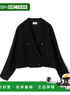 1h可退 日本直邮DES PRES 圆点提花短款夹克内搭外套