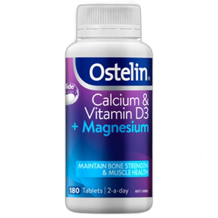 澳大利亚Ostelin奥斯特林天然钙镁维生素D3钙片180片