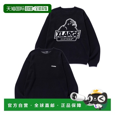 日本直邮XLARGE 男女同款 秋冬基础针织衫 斜纹针织设计 舒适弹性