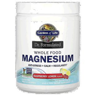 香港直发garden of life全食镁粉促进消化抗压198.4克螯合花园