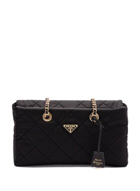 潮奢 Prada 普拉达 女士 绗缝链式单肩包 1BG551VCOO2AOS