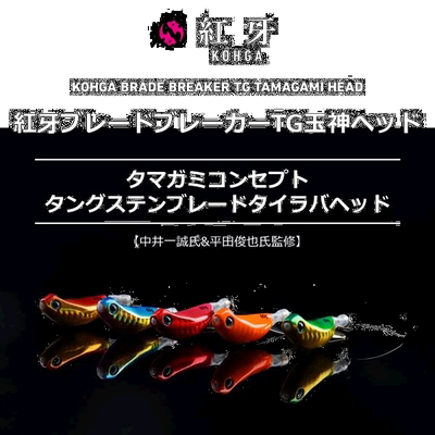 日本直邮Daiwa Tai Raba Koga 刀片破碎机 TG Tamakami Head 200g