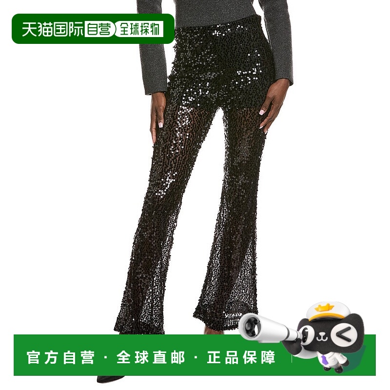 自营Endless Rose Flared Sequins Pant - black 美国奥莱直发