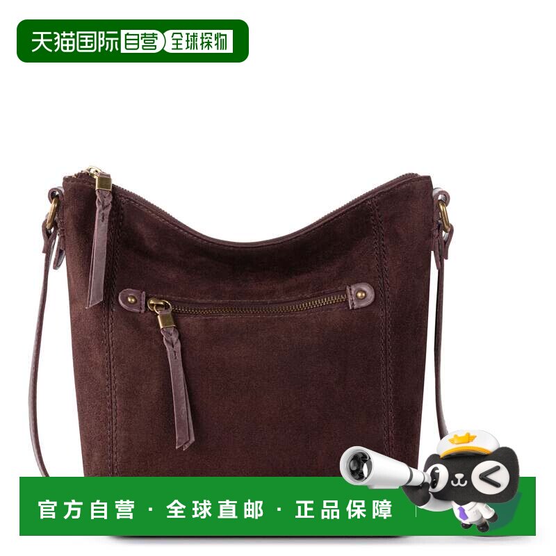 自营 the sakAshland斜挎包-桃花心木绒面革 美国奥莱直发单肩包