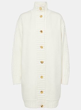 MaxMara 麦斯玛拉 女士 Alcazar 羊毛羊绒针织开衫 001379