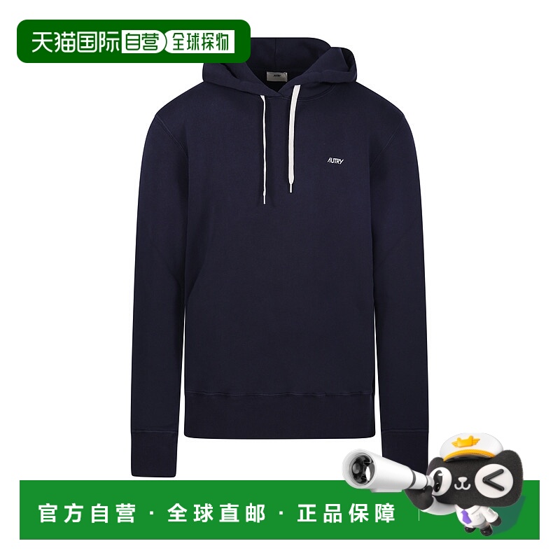 香港直邮AUTRY 男士卫衣 HOPMA2JBA2JB SS2025 蓝色 Felpa Con Ca