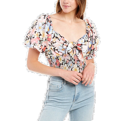 自营 Keepsake Chase 早秋新款上衣 黑色 泡泡袖美国直发奥莱