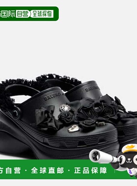 香港直邮Balenciaga 巴黎世家 女士 x Jibbitz 防水台凉拖