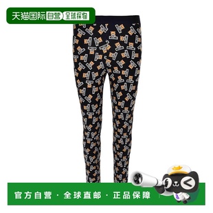 香港直邮Moschino A420390091555 小熊印花休闲裤