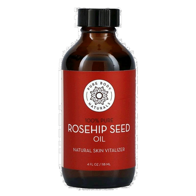 香港直邮Pure Body Naturals身体护理油含玫瑰果籽油120ml天然