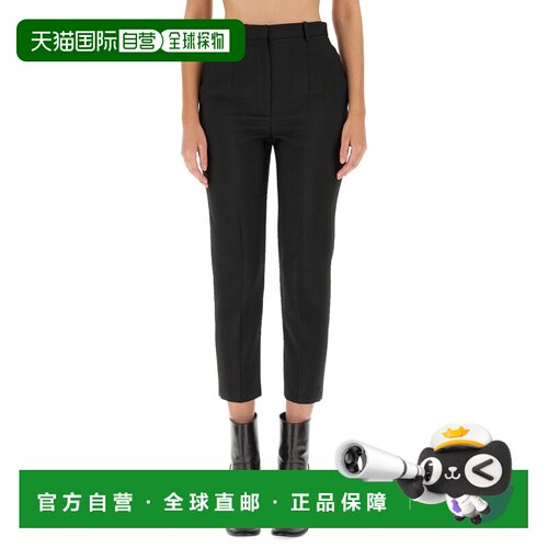 1h可退 香港直邮ALEXANDER MCQUEEN 女士休闲裤 585118 AW2023 黑