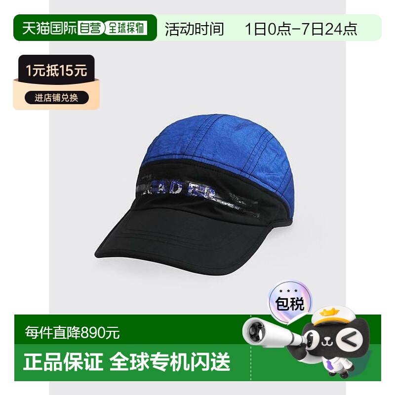韩国直邮ADER ERROR 公用帽子Scratch tape logo cap Blue 301404