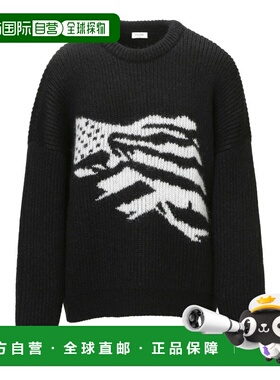 日本直邮Celine 圆领针织衫 黑色 男士 2ab05 599s 38ow