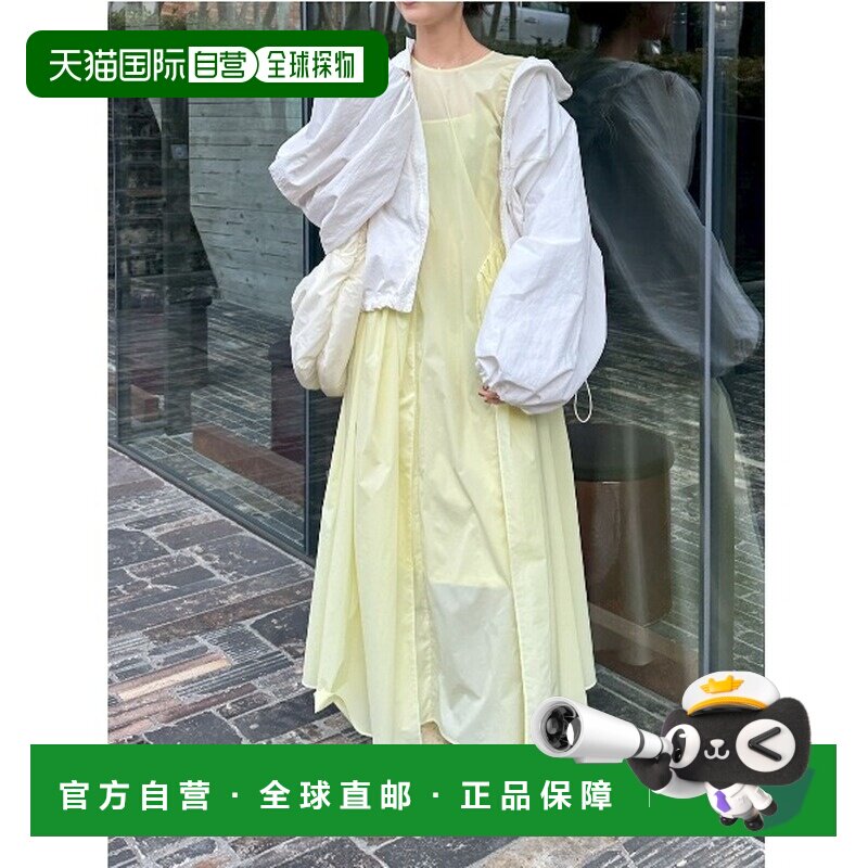 日本直邮emmi 女士 尼龙褶皱连衣裙 13WFO261052吊带长裙