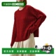 red 自营lilysilkUltrafine 美 Crewneck Sweater Merino Wool