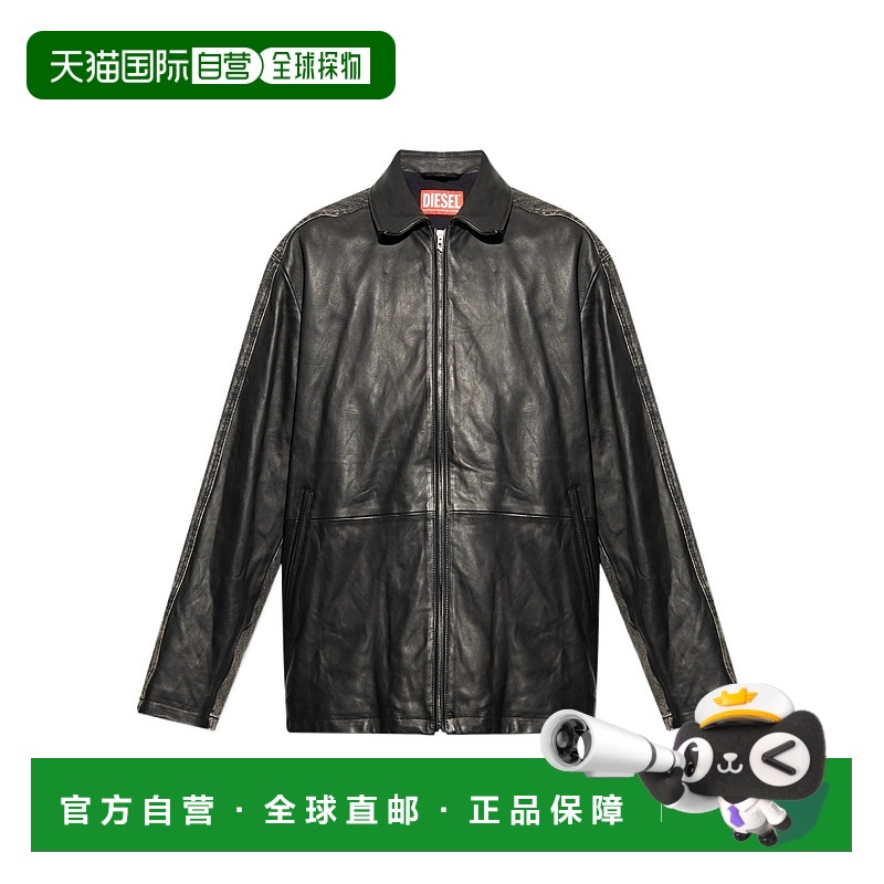 1小时内可退 香港直邮DIESEL 男士夹克 A121750WGAV97W SS2024 黑