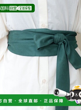 日本直邮florge 绒面革风格腰饰缎带腰带 [FL8218EW08251]