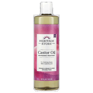 香港直邮Heritage Store,蓖麻，蓖麻油，16 液量盎司（480 正品