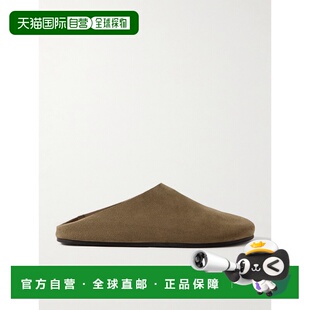 香港直邮The Row 女士 哈德森绒面革穆勒鞋单鞋女鞋 F1705L302