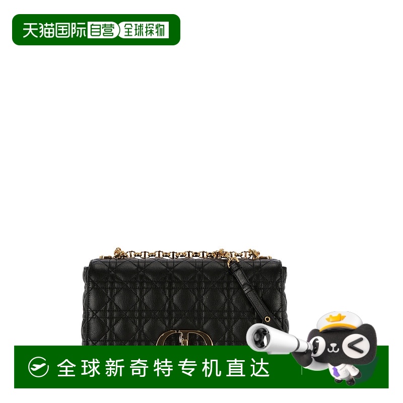 1h可退 香港直邮DIOR 女士斜挎包 M9243UWHCM900 AW2024 黑色 徽