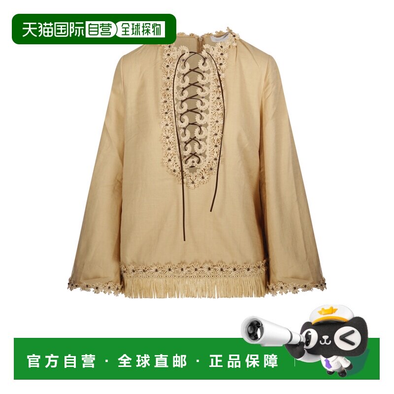 欧洲直邮ZIMMERMANN 女士衬衫 7541TSS263OATMEAL【付后1h可退】图片
