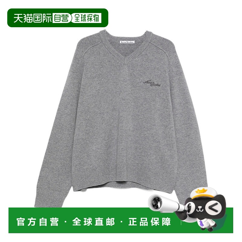 香港直邮Acne Studios V领羊毛衫 B60384长袖