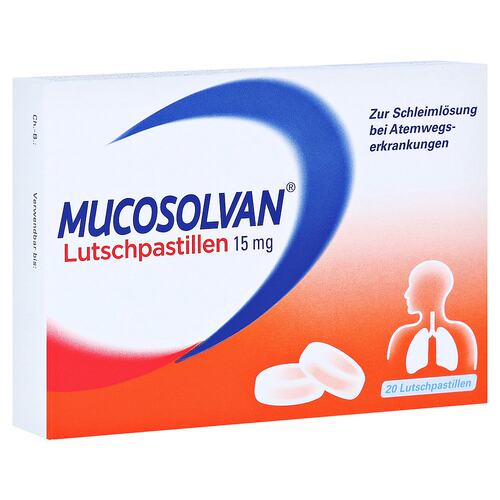 欧洲直邮沐舒坦Mucosolvan化痰含片20粒