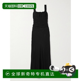 女士 1小時內(nèi)可退 Staud 中長連衣裙 香港直郵潮奢 R25S2254SDBLK
