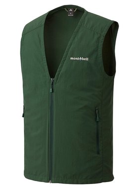 日潮跑腿Montbell蒙贝欧男背心马甲O.D.V领时尚大气1103303
