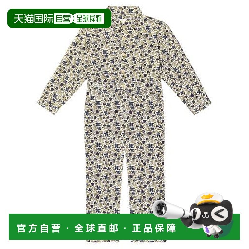 香港直邮Bonpoint 女童 Bertie 花朵灯芯绒连体裤童装