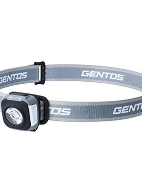 日本直邮GENTOS LED头灯 USB充电 灰色 CP-260RWG
