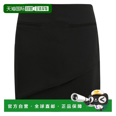 1h可退 香港直邮Courreges 女士 口袋半身裙 225CJU247PL0147