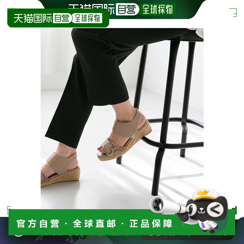 【日本直邮】Menue menue 凉鞋(蟒蛇皮/光滑款式)厚底