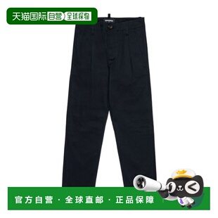 AW2025 1h可退 DQ3024D00XCDQ900 男童长裤 黑 香港直邮DSQUARED2
