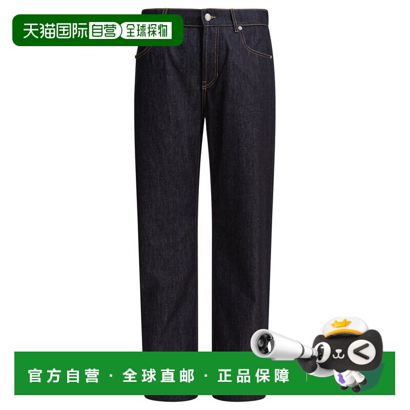 香港直邮mcqueen亚历山大 麦昆男士牛仔长裤