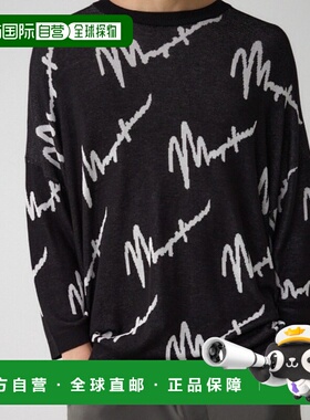 1h可退 日本直邮AZUL BY MOUSSY 男士印花七分袖针织衫 251HAC700